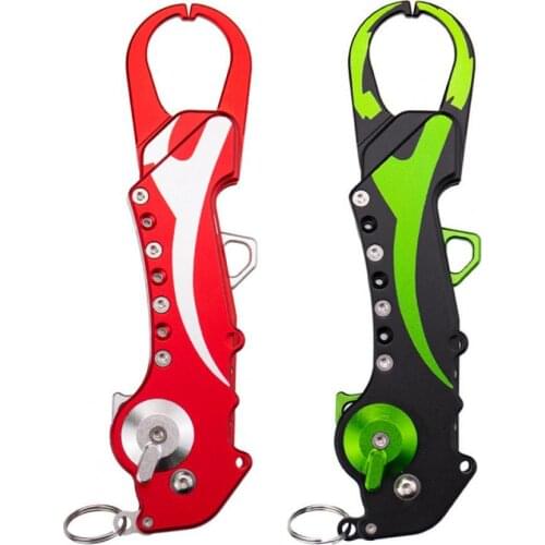 Universal Outdoor Fishing Grip Non‑Slip Durable Aluminium Alloy Portable Fish Luya Pliers Multi-function Fish Control Device