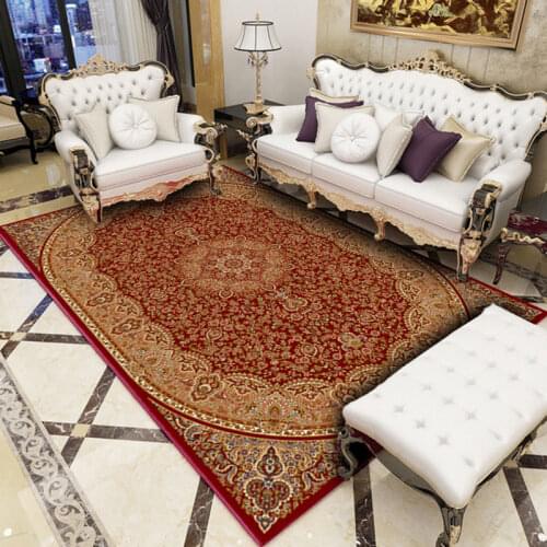 Vintage Bohemian Carpet, Rectangular Carpet For Living Room, Rectangular Persian Style Rugs, Classic Bedroom Rugs