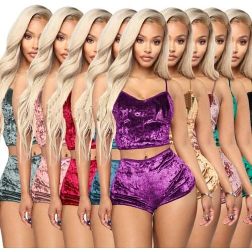 2PCS Womens Pajamas With Shorts Sets Nightie Ladies Silk V Neck Sexy Sleepwear Night Home Clothes Pijama Suits Sleeveless Top