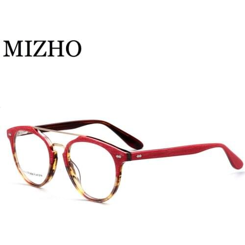 2020 Computer Glasses Vintage Acetate Glasses Frame Student Prescription Eyeglasses Women Nerd Myopia Spectacles Optical Eyewear