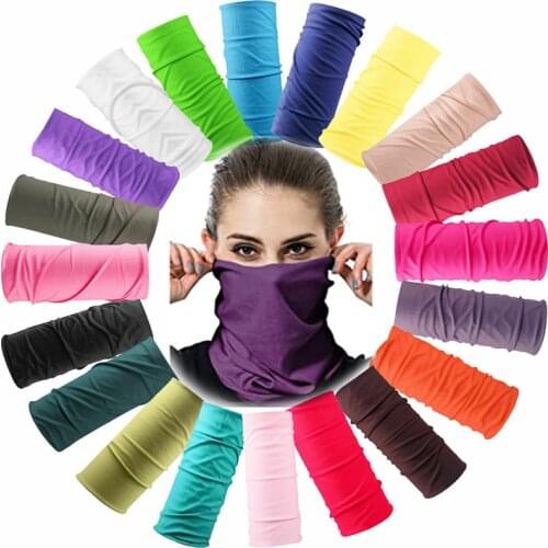 3PCS Fashion Men Women Head Face Neck Sunshade Collar Gaiter Tube Bandana Scarf Sports Headwear Scarf Dustproof Outdoor Fishing
