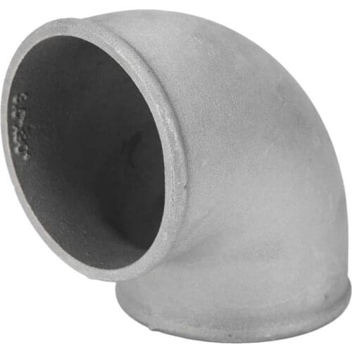 Muffler car auto accessories Universal Intercooler Tube 3.5in 90 Degree Elbow Tight Bend Pipe Cast Aluminum muffler for