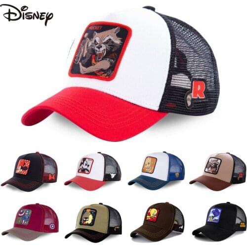 New Brand Disney Minnie Mickey Snapback Cotton Baseball Cap Men Women Hip Hop Dad Mesh Hat Trucker Hat Dropshipping