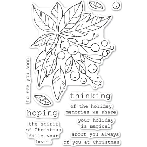 Big and Little Valent Transparent Silicone Clear Stamp/Seal for DIY scrapbooking/photo album Decorative Cards Making Paper Craft