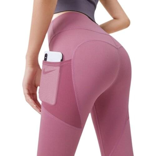 Women Yoga Pants Leggings High Waist Peach Hips Gym Leggings Quick-Drying Sports Stretch Sports Tight Gym Workout Leggin S-XXL