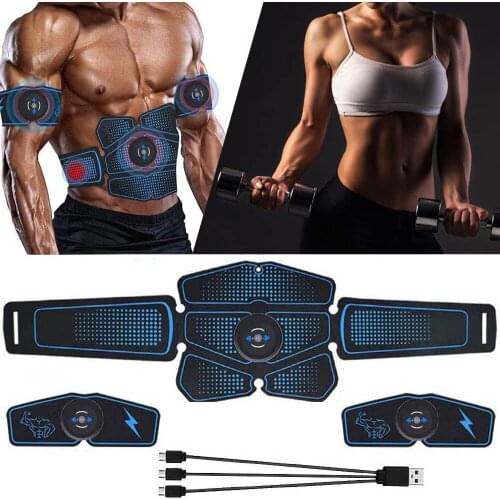 EMS Abdominal Electromagnetic Stimulation Of Muscles Fitness Massager Abdomen Weight Loss Slimming Home Gym Fitness Equipment