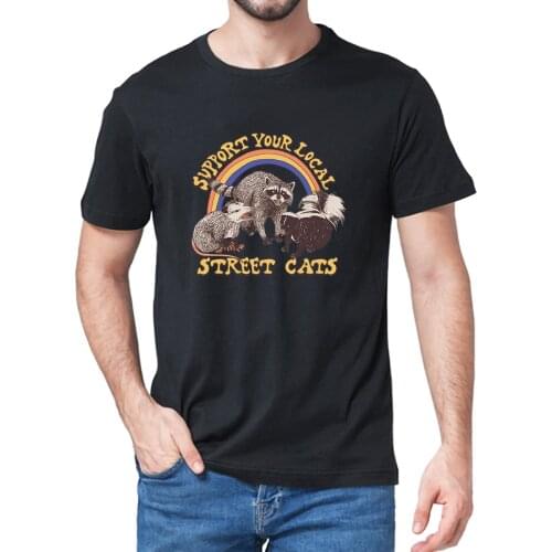 Forest Animal Cute Deer Funny Animal Print Funny Summe Mens 100% Cotton Novelty T-Shirt Unisex Humor Funny Women Soft Tee Gift