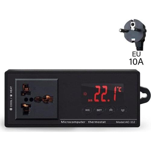 New 10A AC-112 Outlet Pet Thermostat Digital Temperature Controller Aquarium Heater