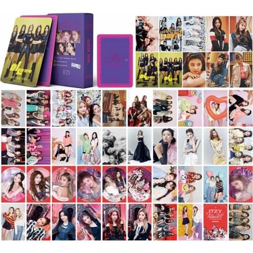 54Pcs/Set Kpop ITZY Lomo Cards GUESS WHO Photo Album Cards K-POP ITZY Postcard New Arrivals