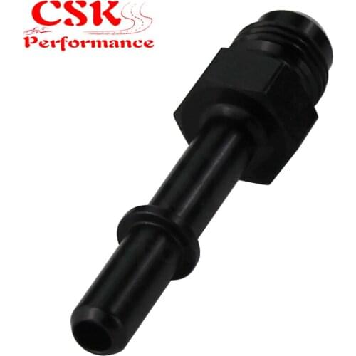 AN6 Fuel Adapter Fitting to 3/8 Quick Connect Male Fitting Adapter Push On EFI