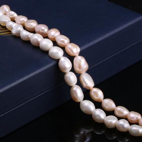 Irregular Freshwater Pearl Loose Beads 9-10 Mm For DIY Bracelet Earring Necklace Sewing Craft Jewelry Accessory