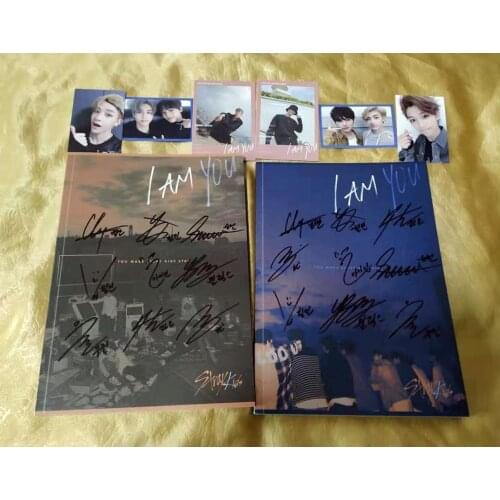 Hand signed Stray Kids autographed mini3rd I AM YOU /autograph CD+photobook 042018