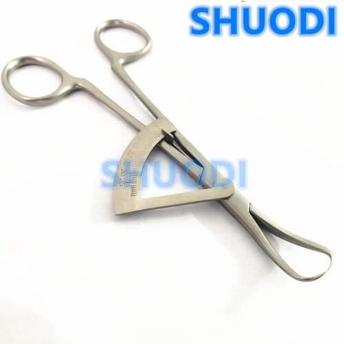 Dental Ridge Mapping Caliper Ruler Forcep Measuring Implant Castroviejo Bone Caliper Dental Instrument Tool Stainless steel