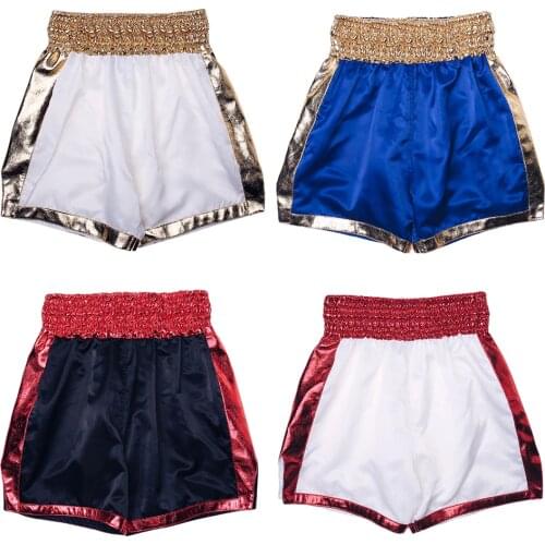 Kickbox Pants Kids Men Women Short Muay Thai Custom Embroidery Kick Boxing MMA Shorts Sanda Training Free Combat Martial Airts