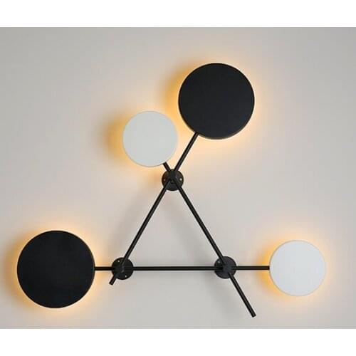 Nordic LED wall lamps Acrylic living room decor lighting Modern bedroom bedside entrance corridor energy-saving lights fixture