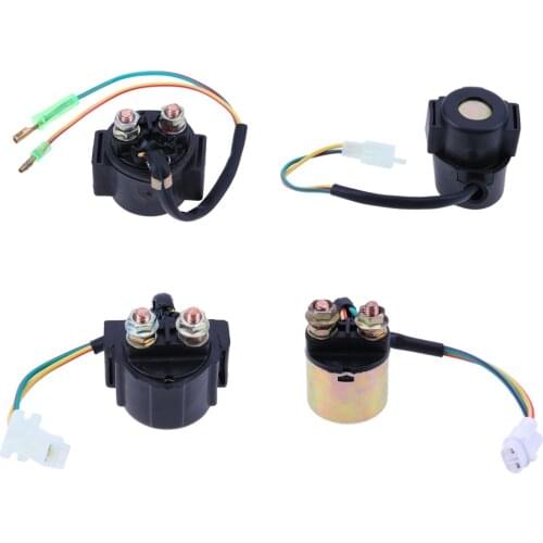 1Pcs 3008 Motorcycle Starter Solenoid Relay for HONDA YAMAHA SUZUKI For Most Chinese Scooter Motorcycle ATV Dirt bike 4 kinds
