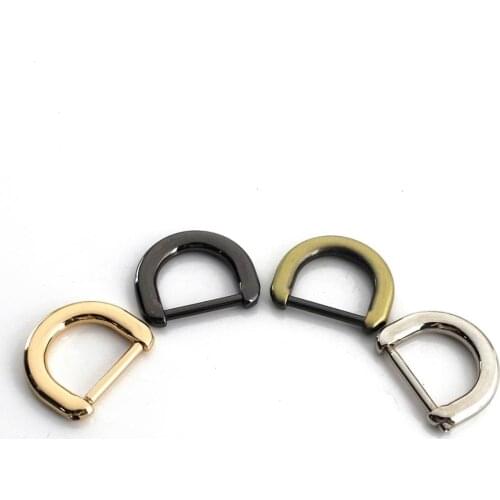 1pcs Metal 20mm Detachable Open Screw D Ring Buckle Fashion Buckle for Leather Craft Bag Strap Belt Handle Shoulder Webbing