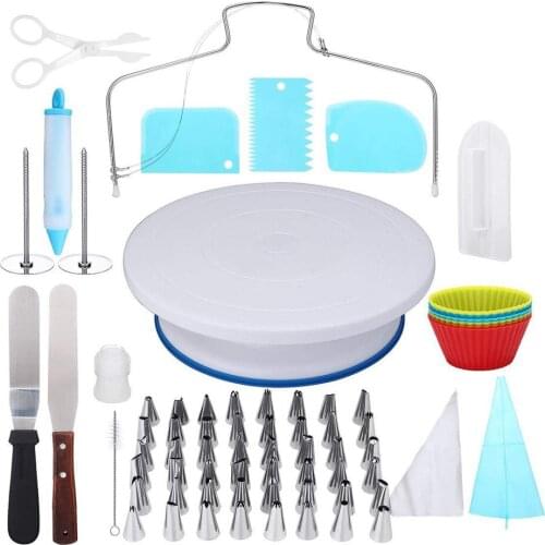 90 Pcs Cake Decorating Supplies Baking Sugar Crafts Supplies Decoration Kit Baking Tool Kits