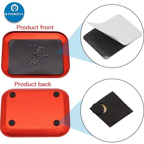 Aluminium Alloy Magnetic Screw Tray Plate storage box For Rc Crawler Car Rc Boat Drone Rc Model Mobile Phone Repair Tool