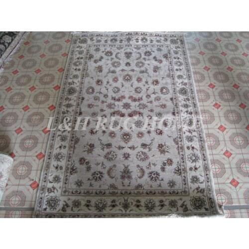 Free shipping 4'x6'160 Line Persian carpet 100% New Zealand wool and handmade, space dyed yarns