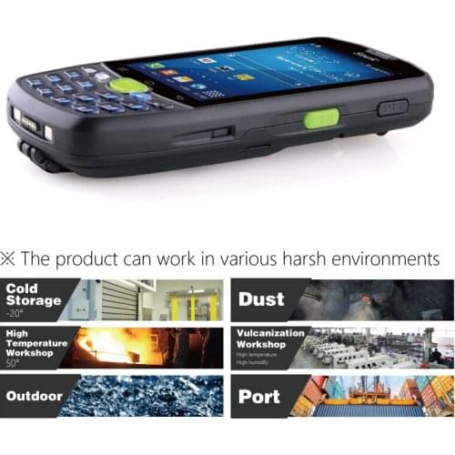 Free Shipping PDA Barcode Scanner Data Collection Terminal Handheld QR Scanner Android 9.0 3GB RAM 4G WIFI