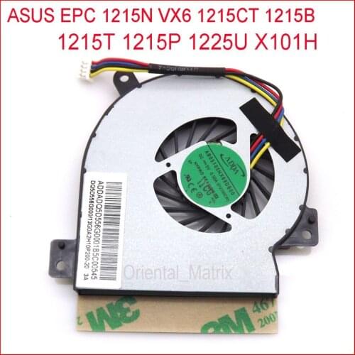 Free Shipping New AB05105HX69DB00 DC5V 0.5A For ASUS EPC 1215P 1225U X101H 1215N VX6 1215CT 1215B 1215T Laptop Cooling Fan