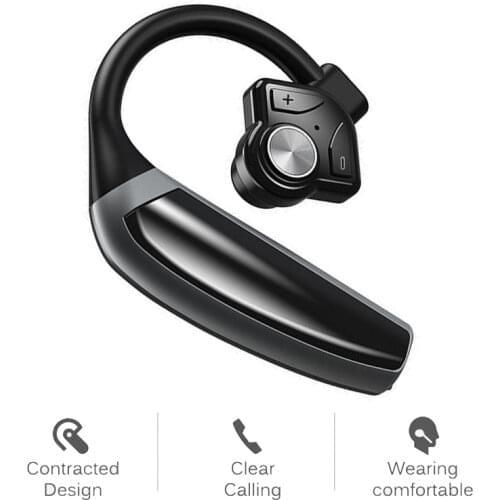 Wireless Earphone Bluetooth Headphones Handsfree Business Headset Drive Call Earbud Sports Earphones with Mic For Smart Phones