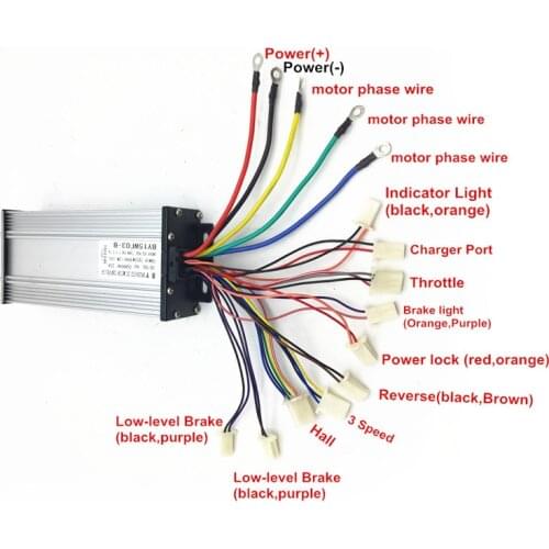 DC 48V 1500W Brushless DC Motor Regulator Speed Controller For Electric Bicycle E-bike Scooter Tricycle motorcycle