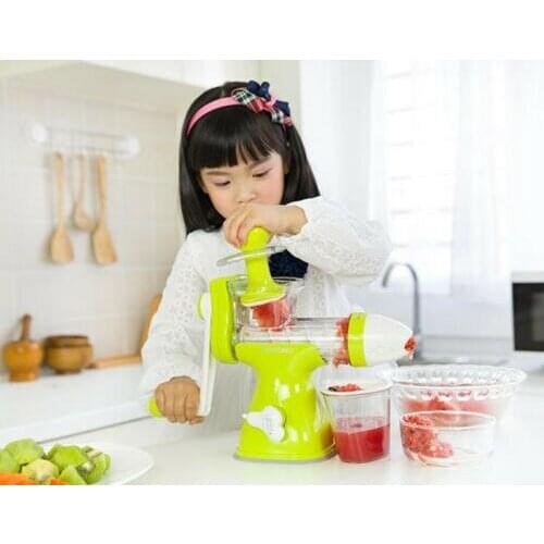 CE Manual 2in1 Fruit Vegetable Juice Juicer Ice Cream Maker Machine Extractor