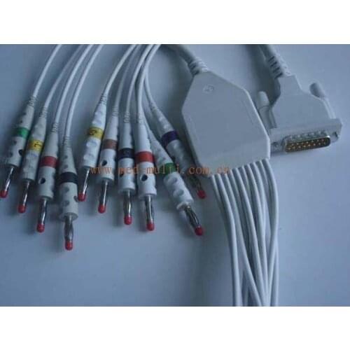 SCHILLER One-piece 10ld ecg cable