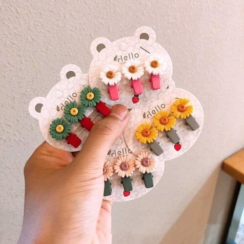 3pcs/lot Child Hair Accessories Princess Cute Flower Bow Hair Clip Hair Ornament Crown Hairpins Set Jewelry Headdress Gifts