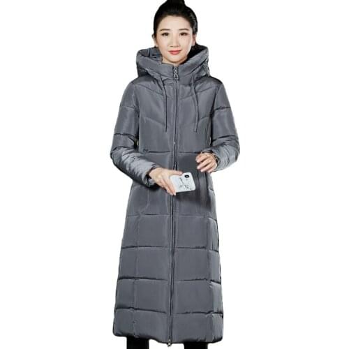 Hooded Long Winter Jacket Women Plus Size Big Size 5XL 6XL Cotton Padded Coat Womens Parka Parkas Female Outwear Warm