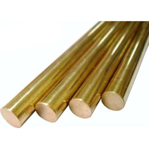 5pcs/Lot 3-10mm Brass Bar Soldering Rod 200mm Welding Stick For Knife Handle Part DIY Toys Accessories