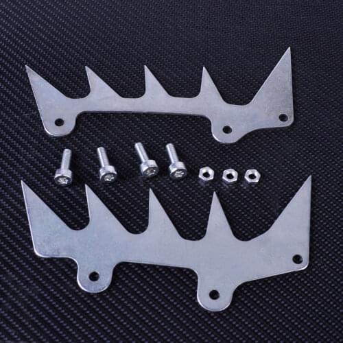LETAOSK 2pcs Silver Bumper Spike Felling Dog Set Fit for STIHL 044 046 064 065 066 MS440 MS460 MS640 MS650 MS660