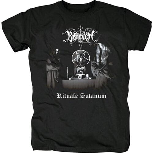 Mens TShirt Short Sleeve Shirt Behexen Rock Tee Women Hiphop Shirts(4)