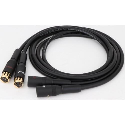 One Pair 2.1 Pcocc Audio Interconnect Cable With Pailiccs Xlr Plugs