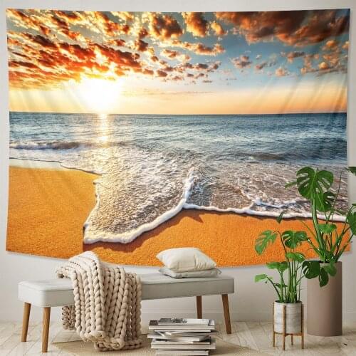 Abstract mushroom psychedelic scene home decoration tapestry wall hanging Bohemian tapestry Datura sheet beach mat yoga mat