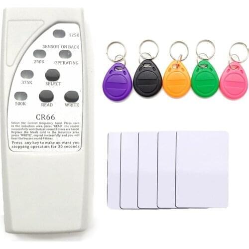 125KHz RFID Copier Reader EM4305 T5577 Rewritable Writer Duplicator Programmer Key Fobs Tags Card Keyfob