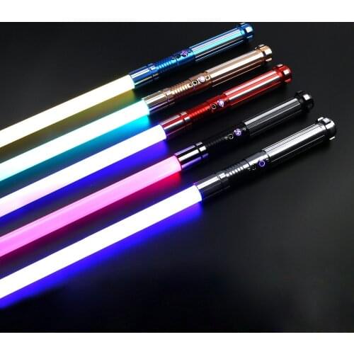 CIELTAN RGB Lightsaber 82cm 1 Inch Dueling Blade With Force FX Light saber with Sound and LED Light FOC Blaster Lock-Up Saber