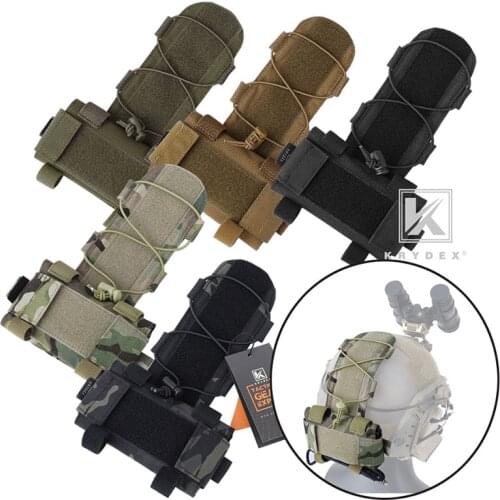 Krydex MK1 Tactical Helmet Detachable Battery Night Vision System Counterweight Bag Tactical AF Fast Wendy Helmet Cover