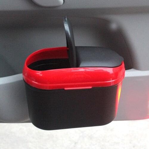 Universal Car Trash Storage Box Automobile Hanging Box Car Organizer Rubbish Bag Car Accessories