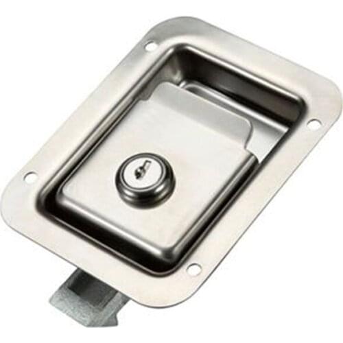 Factory outlets,stainless steel ,MS858 Pull type Panel Cabinet lock Van car/RV Mechanical door locks,Industrial cabinet lock