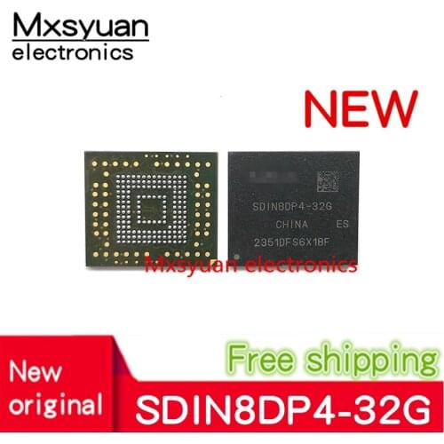 1pcs~10pcs/lot SDIN8DP4-32G New original eMMC 32GB NAND flash memory IC chip BGA153
