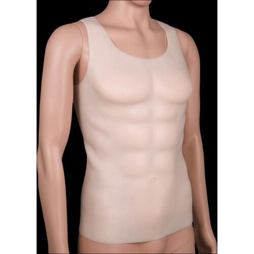 3000g Fake Hunk Chest Muscle Man Silicone Chest Muscle Pecloralis Muscle Cosplay 3.5cm thick silicone pseudothoracic muscle