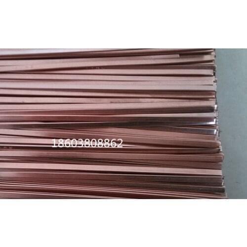 50 pcs silver electrode copper phosphorus brazing temperature purple copper electrode flat electrode