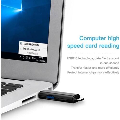 5In1 Multi OTG Card Reader Micro-SD / SD Card / USB Reader Android TF Support Phone Type-C / Type-C / Universal Computer I1G3