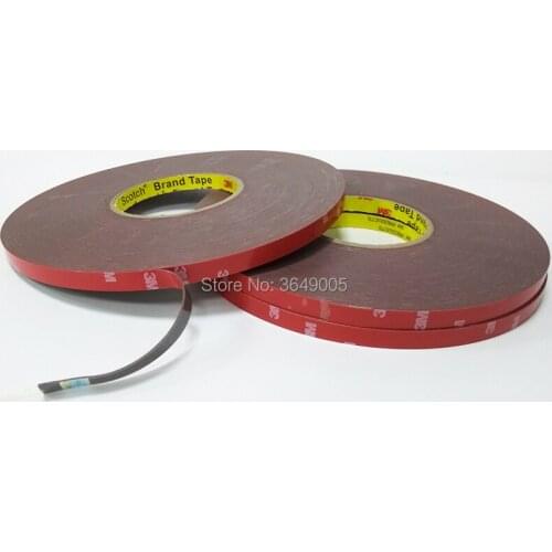 20mm*33m 5pcs/lot 3M 4229 Double Sided Adhesive Tape Gray Color Auto Model 4229p 0.8mm thick