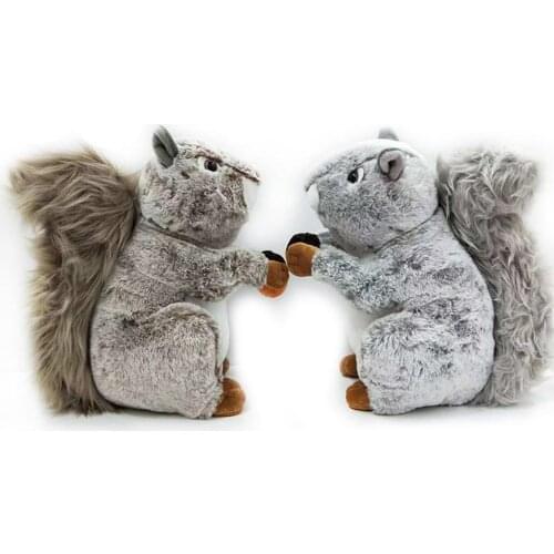 18/23cm Cute Cartoon Animal Simulation Squirrel Animal Stuffed Doll Soft Fluffy Sofa Couch Decor Toy Children Gift