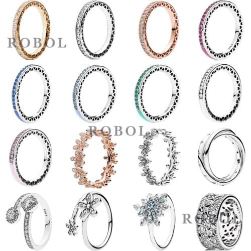 JZ0001 High Quality Boutique 925 Sterling Silver Ring, New Autumn Style, Multiple Choices, Classic All-match Free Shipping