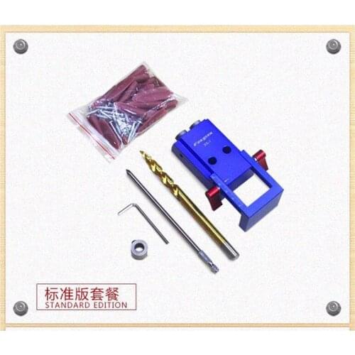 Mini Kreg Style Pocket Hole Jig Kit System Slant-hole device For Wood Working
